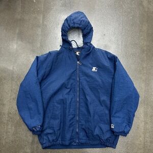 Vintage Starter Full Zip Hooded Windbreaker